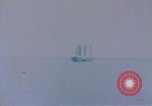 Image of Japanese sailing junk Pacific Ocean, 1945, second 9 stock footage video 65675075957