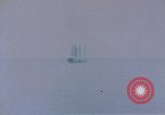 Image of Japanese sailing junk Pacific Ocean, 1945, second 17 stock footage video 65675075957