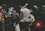 Image of Japanese prisoners leave captured submarines Pacific Theater, 1945, second 14 stock footage video 65675075961