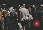 Image of Japanese prisoners leave captured submarines Pacific Theater, 1945, second 15 stock footage video 65675075961