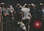 Image of Japanese prisoners leave captured submarines Pacific Theater, 1945, second 17 stock footage video 65675075961
