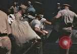 Image of Japanese prisoners leave captured submarines Pacific Theater, 1945, second 25 stock footage video 65675075961