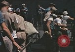 Image of Japanese prisoners leave captured submarines Pacific Theater, 1945, second 33 stock footage video 65675075961