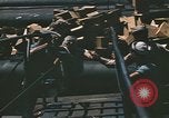 Image of Japanese prisoners leave captured submarines Pacific Theater, 1945, second 46 stock footage video 65675075961