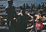 Image of Japanese prisoners leave captured submarines Pacific Theater, 1945, second 60 stock footage video 65675075961