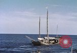 Standbild japanische Segeln junk Pazifik, 1945, aus Sekunde 24 historischem Filmmaterial Videoclip 65675075965