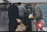 Image of American submarine at sea Pacific Ocean, 1945, second 1 stock footage video 65675075969