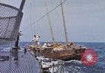 Image of American submarine at sea Pacific Ocean, 1945, second 20 stock footage video 65675075969
