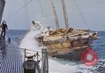 Image of American submarine at sea Pacific Ocean, 1945, second 25 stock footage video 65675075969