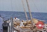 Image of American submarine at sea Pacific Ocean, 1945, second 27 stock footage video 65675075969