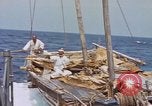 Image of American submarine at sea Pacific Ocean, 1945, second 28 stock footage video 65675075969