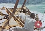 Image of American submarine at sea Pacific Ocean, 1945, second 37 stock footage video 65675075969