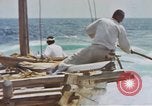 Image of American submarine at sea Pacific Ocean, 1945, second 39 stock footage video 65675075969