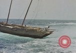 Image of American submarine at sea Pacific Ocean, 1945, second 40 stock footage video 65675075969