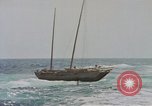 Image of American submarine at sea Pacific Ocean, 1945, second 47 stock footage video 65675075969