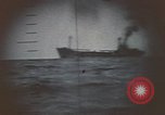 Image of cargo ship Pacific Ocean, 1945, second 28 stock footage video 65675075976