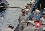 Image of Fleet Admiral Chester William Nimitz Guam, 1945, second 30 stock footage video 65675075995