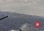 Image of USS Bowfin in surface gunnery practice Guam, 1945, second 3 stock footage video 65675075996