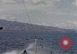 Image of USS Bowfin in surface gunnery practice Guam, 1945, second 4 stock footage video 65675075996