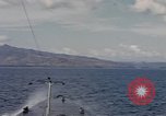 Image of USS Bowfin in surface gunnery practice Guam, 1945, second 5 stock footage video 65675075996