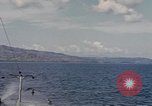 Image of USS Bowfin in surface gunnery practice Guam, 1945, second 6 stock footage video 65675075996