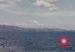 Image of USS Bowfin in surface gunnery practice Guam, 1945, second 8 stock footage video 65675075996