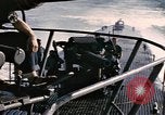 Image of USS Bowfin in surface gunnery practice Guam, 1945, second 15 stock footage video 65675075996
