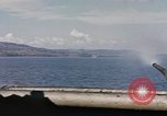Image of USS Bowfin in surface gunnery practice Guam, 1945, second 25 stock footage video 65675075996