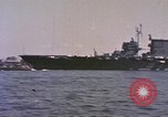 Standbild USS Saratoga Pearl Harbor Hawaii USA, 1945, aus Sekunde 3 historischem Filmmaterial Videoclip 65675076018