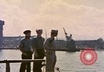 Standbild USS Saratoga Pearl Harbor Hawaii USA, 1945, aus Sekunde 38 historischem Filmmaterial Videoclip 65675076018