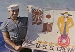 Immagine di Sommergibile USS Crevalle (SS-291) Oceano Pacifico, 1945, secondo 7 filmato di repertorio 65675076021
