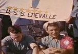 Immagine di Sommergibile USS Crevalle (SS-291) Oceano Pacifico, 1945, secondo 20 filmato di repertorio 65675076021