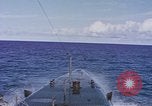 Image of two submarines underway Pacific Ocean, 1948, second 43 stock footage video 65675076031