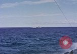 Image of two submarines underway Pacific Ocean, 1948, second 47 stock footage video 65675076031