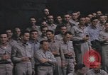 Immagine di US Naval ufficiali pongono a Yokosuka base sottomarina Yokosuka iJapan, 1945, secondo 9 filmato di repertorio 65675076033