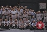 Immagine di US Naval ufficiali pongono a Yokosuka base sottomarina Yokosuka iJapan, 1945, secondo 15 filmato di repertorio 65675076033