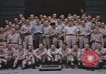 Immagine di US Naval ufficiali pongono a Yokosuka base sottomarina Yokosuka iJapan, 1945, secondo 18 filmato di repertorio 65675076033