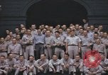 Immagine di US Naval ufficiali pongono a Yokosuka base sottomarina Yokosuka iJapan, 1945, secondo 19 filmato di repertorio 65675076033