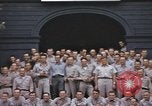 Immagine di US Naval ufficiali pongono a Yokosuka base sottomarina Yokosuka iJapan, 1945, secondo 20 filmato di repertorio 65675076033