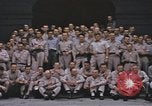 Immagine di US Naval ufficiali pongono a Yokosuka base sottomarina Yokosuka iJapan, 1945, secondo 24 filmato di repertorio 65675076033