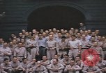 Immagine di US Naval ufficiali pongono a Yokosuka base sottomarina Yokosuka iJapan, 1945, secondo 35 filmato di repertorio 65675076033