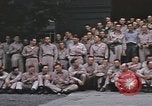 Immagine di US Naval ufficiali pongono a Yokosuka base sottomarina Yokosuka iJapan, 1945, secondo 50 filmato di repertorio 65675076033