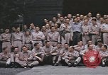 Immagine di US Naval ufficiali pongono a Yokosuka base sottomarina Yokosuka iJapan, 1945, secondo 52 filmato di repertorio 65675076033