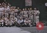 Immagine di US Naval ufficiali pongono a Yokosuka base sottomarina Yokosuka iJapan, 1945, secondo 62 filmato di repertorio 65675076033