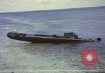 Image of Dutch submarine O 19, aground on Ladd Reef South China Sea, 1945, second 8 stock footage video 65675076034