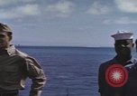 Standbild Amerikanisches U-Boot kommt nach der Patrouille in den Hafen Pazifik, 1945, aus Sekunde 8 historischem Filmmaterial Videoclip 65675076045
