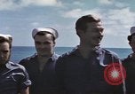 Standbild Amerikanisches U-Boot kommt nach der Patrouille in den Hafen Pazifik, 1945, aus Sekunde 11 historischem Filmmaterial Videoclip 65675076045
