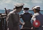 Standbild Amerikanisches U-Boot kommt nach der Patrouille in den Hafen Pazifik, 1945, aus Sekunde 49 historischem Filmmaterial Videoclip 65675076045
