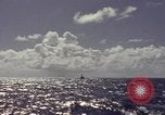 Image of bow of submarine underway Pacific Ocean, 1977, second 5 stock footage video 65675076051