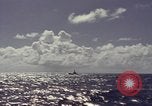 Image of bow of submarine underway Pacific Ocean, 1977, second 6 stock footage video 65675076051